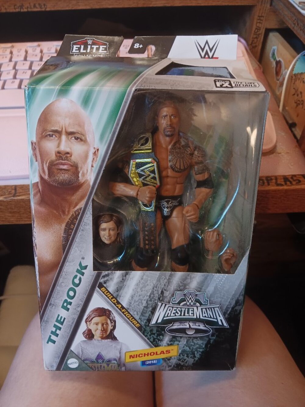 WWE Elite WrestleMania The Rock Action Figure Collectable ****READ****NEW
